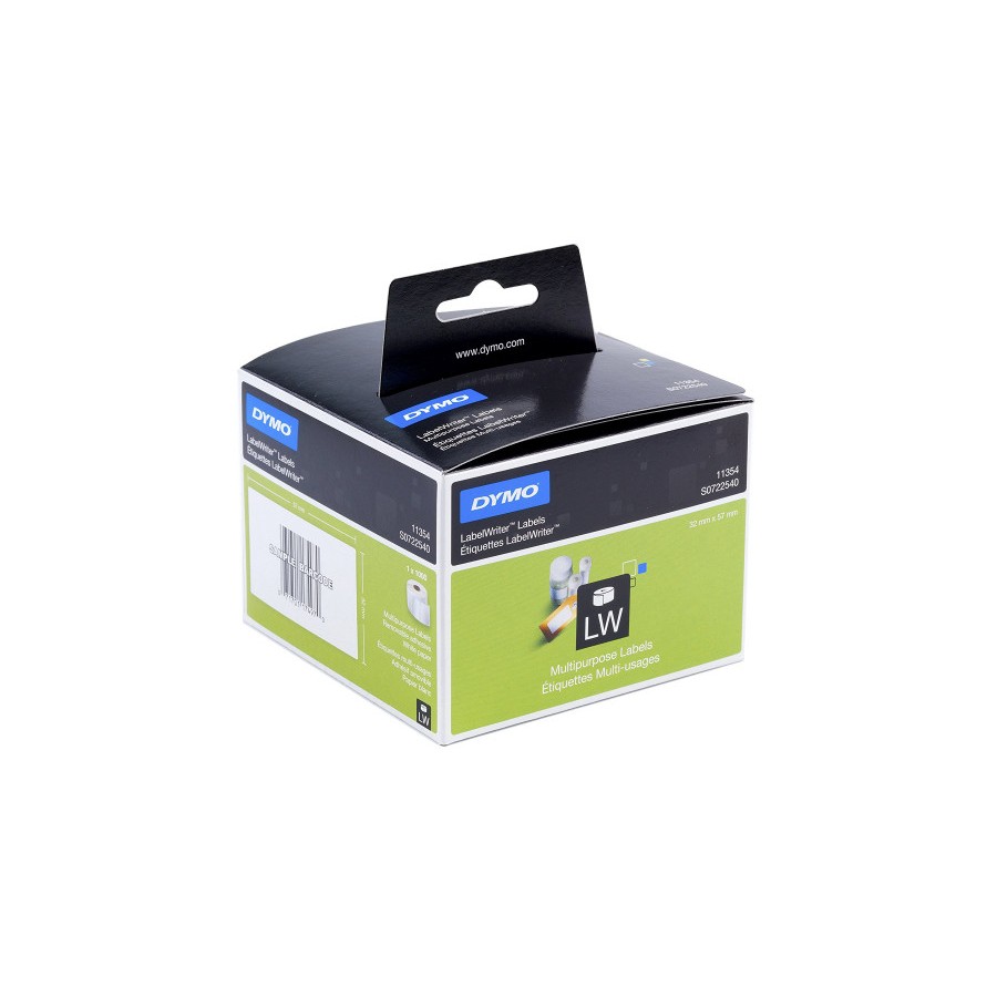 1003-ROLLO ETIQUETAS LABELWRITER 57X32MM BLANCO DYMO S0722540 1003-ROLLO ETIQUETAS LABELWRITER 57X32MM BLANCO DYMO S0722540