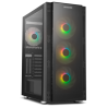 10045-NOX CAJA ATX HUMMER HORUS. SEMITORRE. ARGB. FRONTAL Y LATERAL CRISTAL TEMPLADO