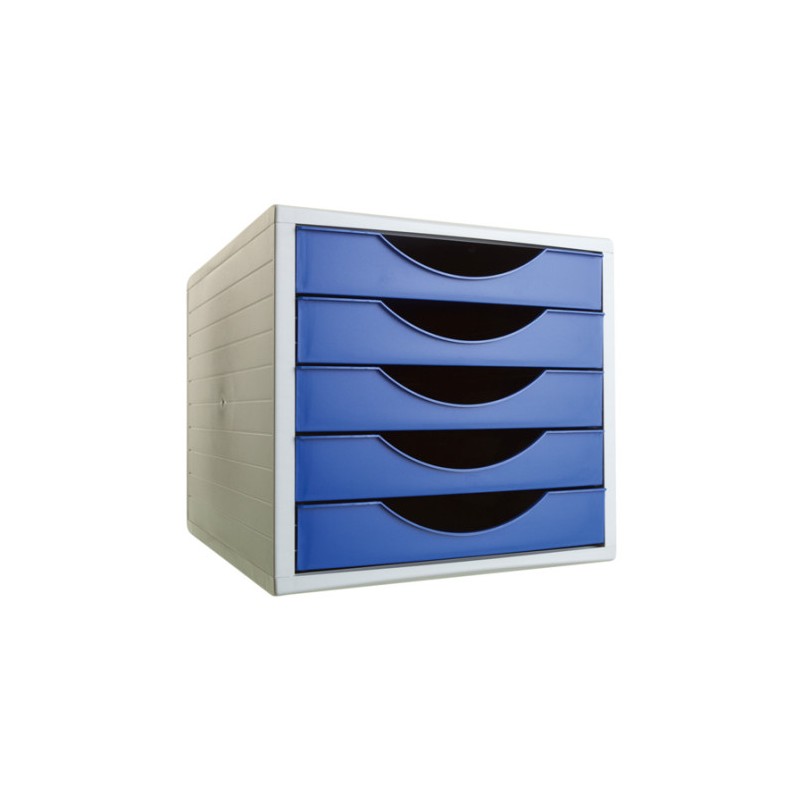 10049-MODULO ECOGREEN 5 CAJONES FORMATO 340X270X260 MM AZUL ARCHIVO 2000 4005 AZ 10049-MODULO ECOGREEN 5 CAJONES FORMATO 340X270X260 MM AZUL ARCHIVO 2000 4005 AZ
