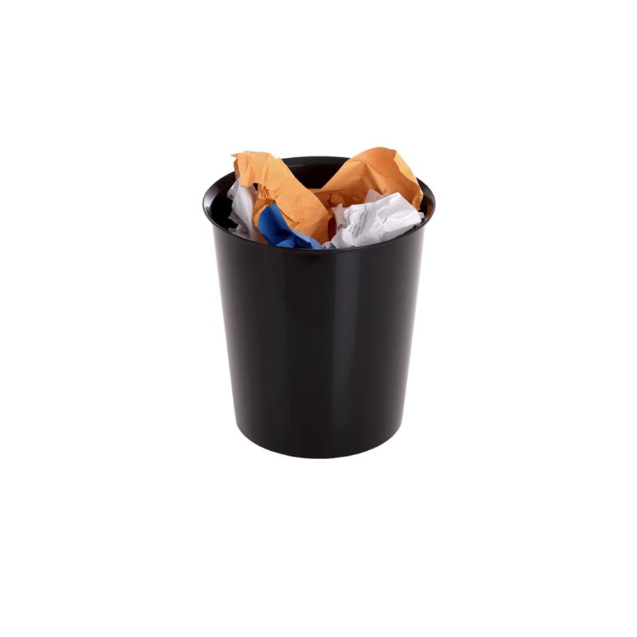 10053-PAPELERA 18 LITROS RECICLABLE 290 X 310MM NEGRA ARCHIVO 2000 2001 NE 10053-PAPELERA 18 LITROS RECICLABLE 290 X 310MM NEGRA ARCHIVO 2000 2001 NE