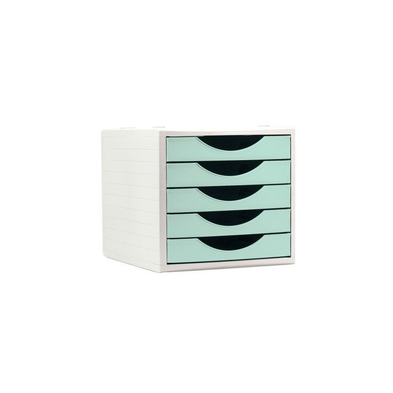 10063-MODULO ECOGREEN 100% RECICLADO Y RECICLABLE 5 CAJONES VERDE PASTEL 340X270X260 MM ARCHIVO 2000 4005 VE PS 10063-MODULO ECOGREEN 100% RECICLADO Y RECICLABLE 5 CAJONES VERDE PASTEL 340X270X260 MM ARCHIVO 2000 4005 VE PS