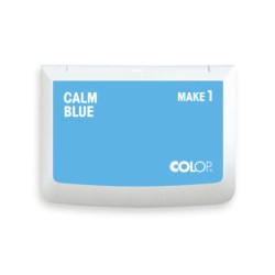 10079-TAMPON MAKE1 COLOR AZUL CALMA 50X90 MM COLOP 155109