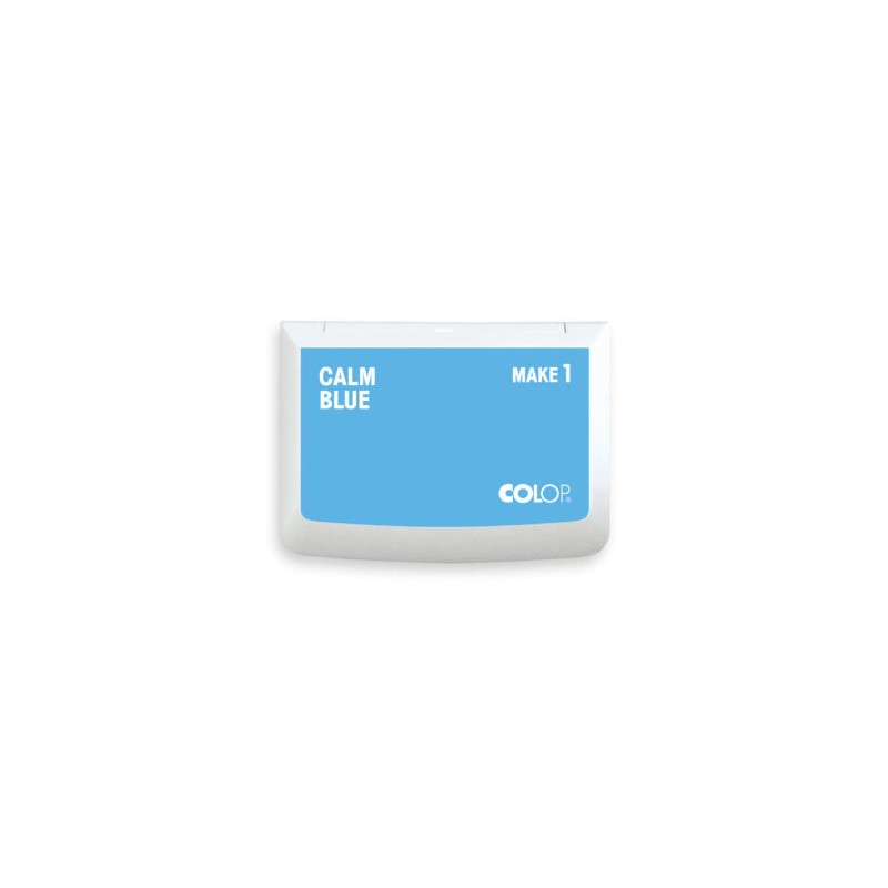 10079-TAMPON MAKE1 COLOR AZUL CALMA 50X90 MM COLOP 155109