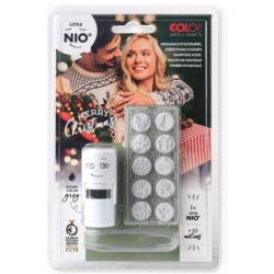 10104-BLISTER IMPRENTILLA LITTLE NIO 10 PICTOS TEMATICA "NAVIDAD" COLOP NIL004