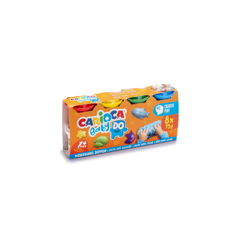 10135-SET PASTA DE MODELAR CARIOCA BABY DOUGH 8X75GR CARIOCA 43180 10135-SET PASTA DE MODELAR CARIOCA BABY DOUGH 8X75GR CARIOCA 43180