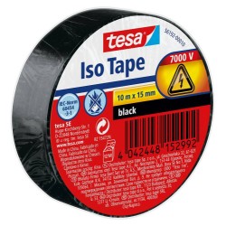 10152-ROLLO CINTA AISLANTE PVC 15MMX10METROS NEGRA TESA 56192-00010-22