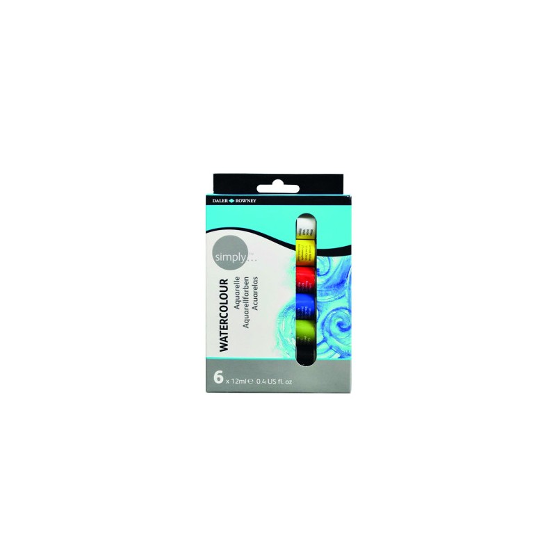 10177-SET ACUARELAS 6 X 12ML SIMPLY DALER ROWNEY D134500006 10177-SET ACUARELAS 6 X 12ML SIMPLY DALER ROWNEY D134500006