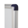 10257-Bi-Office Enclore Budget tablon para notas Interior Blanco Aluminio