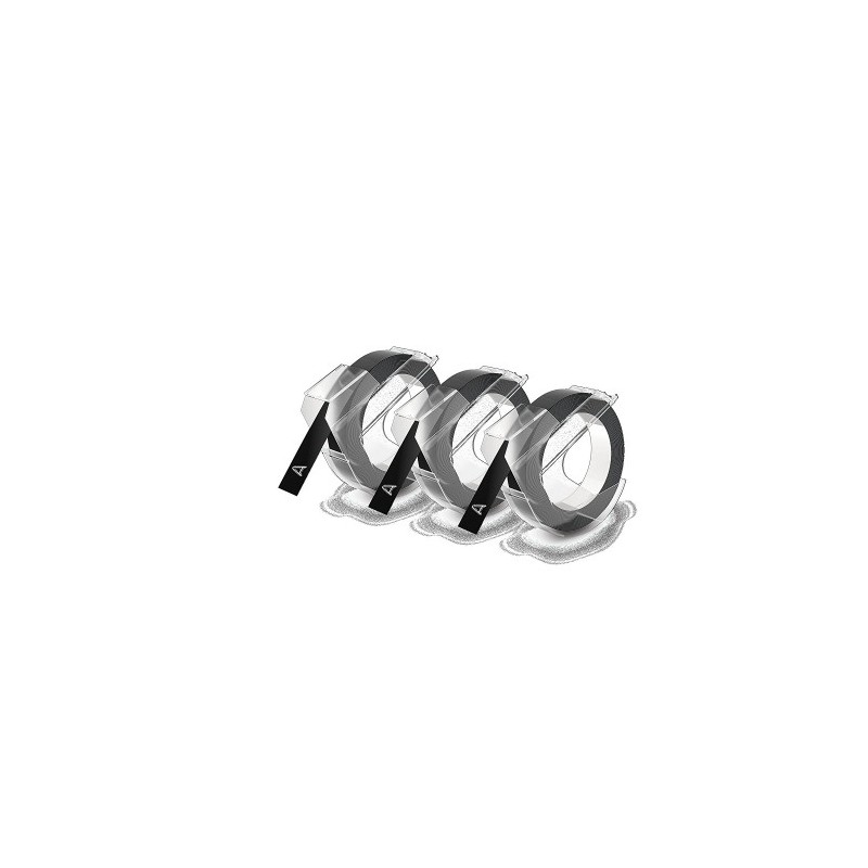 1027-PACK 3 CINTAS ETIQUETA NEGRO 9MMX3M. DYMO S0847730 1027-PACK 3 CINTAS ETIQUETA NEGRO 9MMX3M. DYMO S0847730