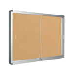 10270-Bi-Office Exhibit tablon para notas Interior Madera Aluminio