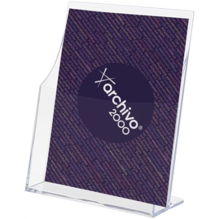 10336-PORTAFOLLETOS SOBREMESA PREMIUM 1/3 A4 VERTICAL 85x115x145MM ARCHIVO 2000 6141CSTP