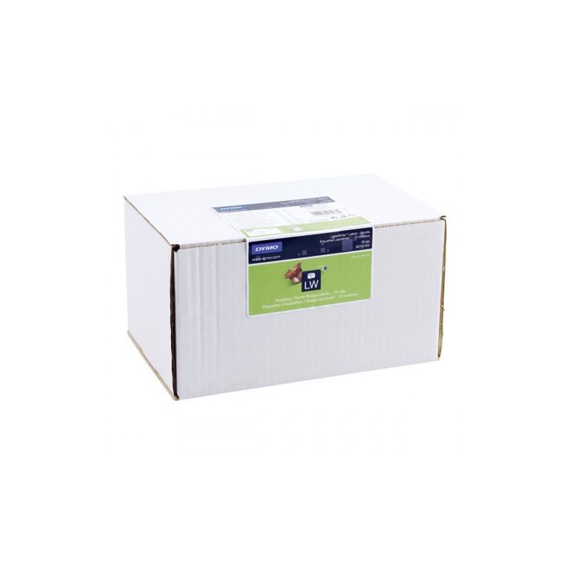 1036-PACK 12 ROLLOS ETIQUETAS IDENTIFICACION 101X54MM. DYMO S0722420