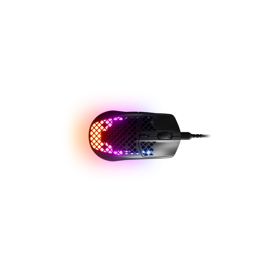10393-Steelseries Aerox 3 raton mano derecha USB Tipo C Optico 8500 DPI