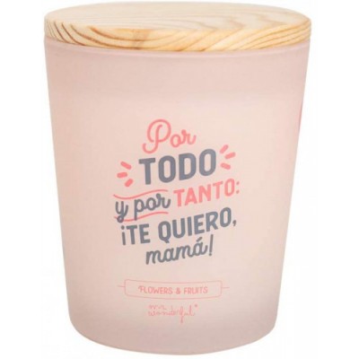 VELA POR TODO Y POR TANTO TE QUIERO MAMa MRWONDERFUL WOA10115ES