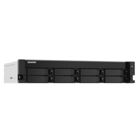 10432-QNAP TS-873AEU-4G unidad de disco multiple 64 TB Bastidor (2U) Negro
