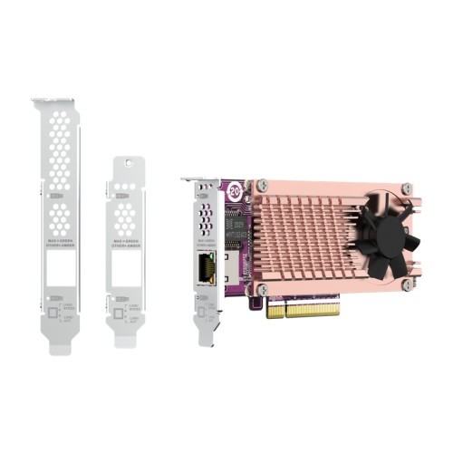 10460-QNAP QM2 CARD tarjeta y adaptador de interfaz Interno PCIe