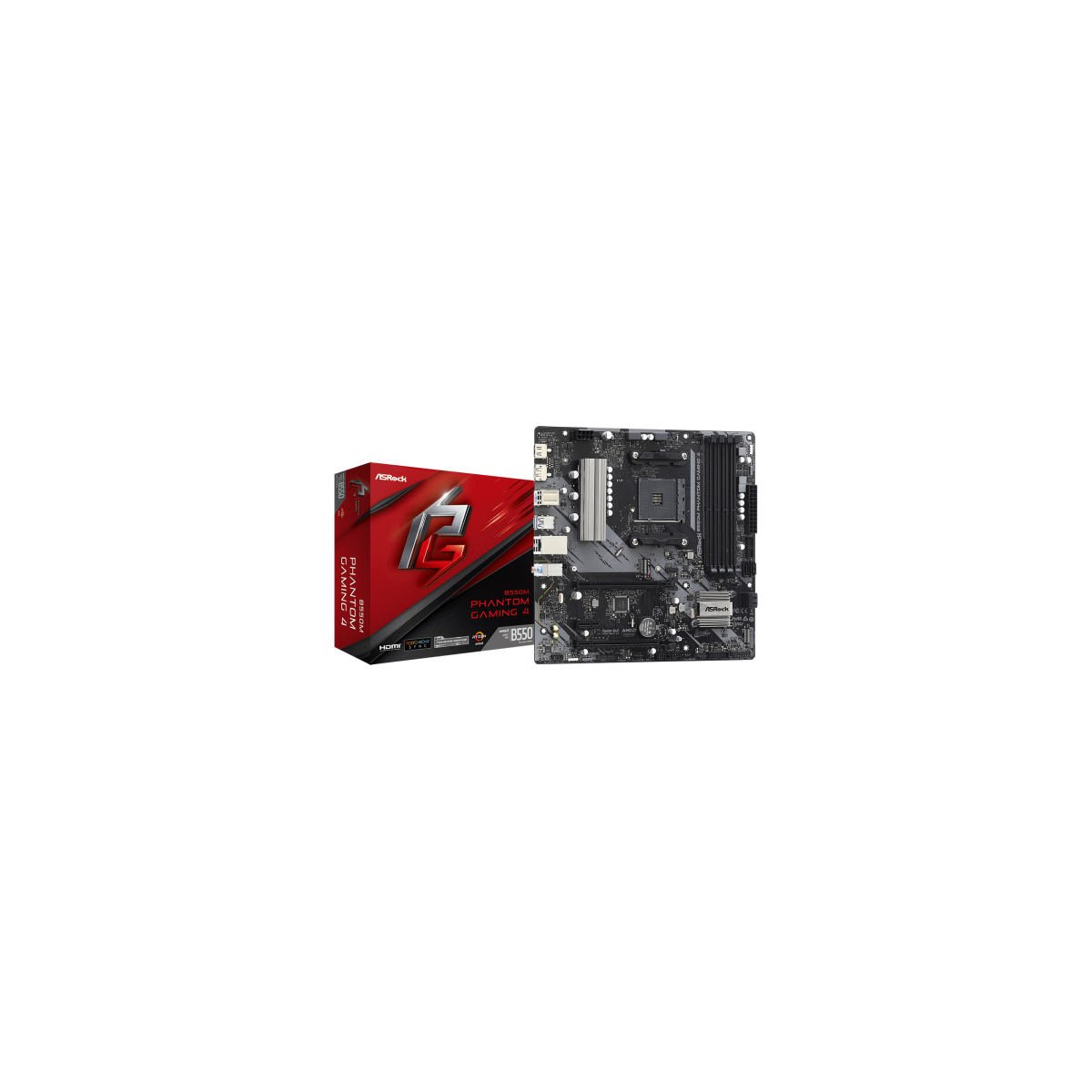 Asrock B550M Phantom Gaming 4 AMD B550 Zocalo AM4 micro ATX