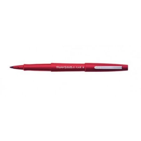 1055-ROTULADOR FLAIR PUNTA FIBRA NYLON ROJO PAPERMATE S0190993