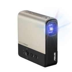 10556-ASUS ZenBeam E2 videoproyector Proyector de alcance estandar 300 lumenes ANSI DLP WVGA (854x480) Negro, Oro