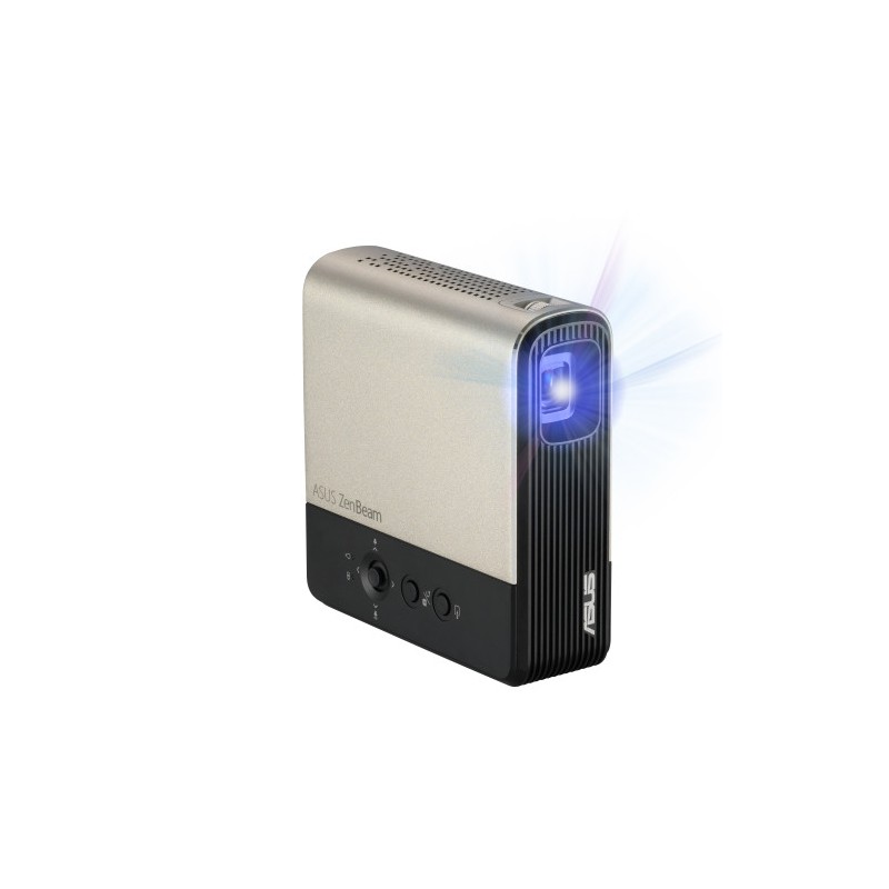 10556-ASUS ZenBeam E2 videoproyector Proyector de alcance estandar 300 lumenes ANSI DLP WVGA (854x480) Negro, Oro 10556-ASUS ZenBeam E2 videoproyector Proyector de alcance estandar 300 lumenes ANSI DLP WVGA (854x480) Negro, Oro