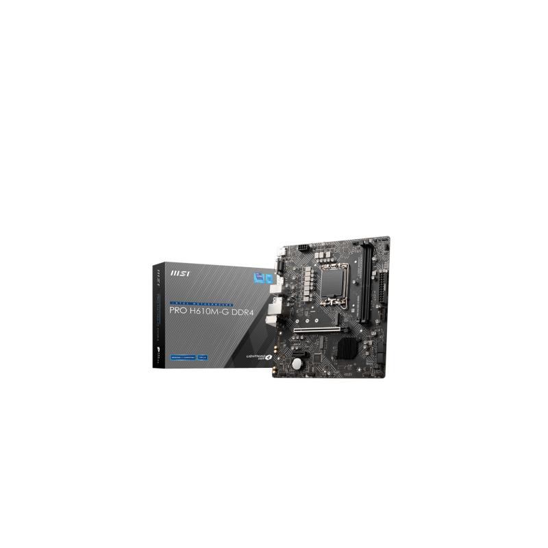 10565-PLACA MSI PRO H610M-G DDR4,INTEL,1700,H610,2DDR4,MATX