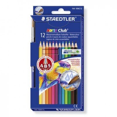 LaPICES COLOR NORIS AQUARELL 144 10 ESTUCHE 12 PZAS STAEDTLER 144 10NC12