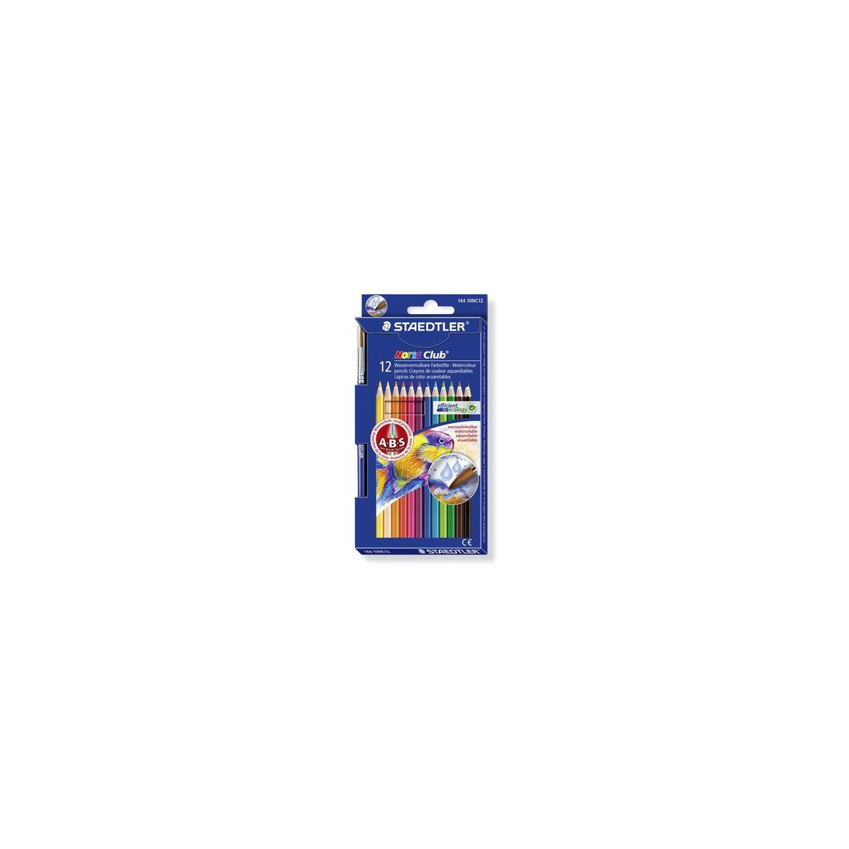 LaPICES COLOR NORIS AQUARELL 144 10 ESTUCHE 12 PZAS STAEDTLER 144 10NC12