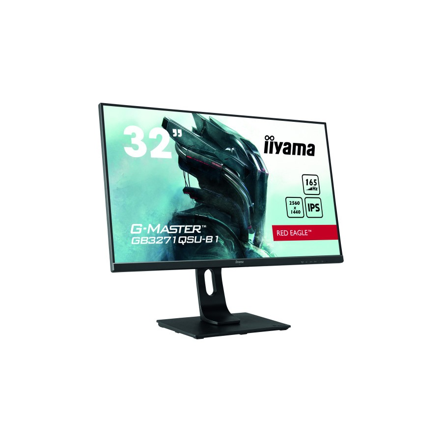 10569-MONITOR IIYAMA 32" GAMING G-MASTER, GB3271QSU-B1,QHD, 2560 x 1440, 1MS, 165HZ, ALT, INCL, REG ALT, USB, HDMI, DISP 10569-MONITOR IIYAMA 32" GAMING G-MASTER, GB3271QSU-B1,QHD, 2560 x 1440, 1MS, 165HZ, ALT, INCL, REG ALT, USB, HDMI, DISP