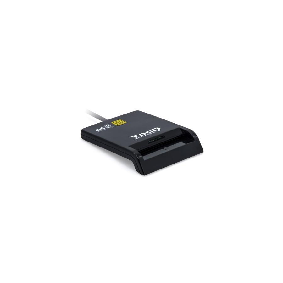 10583-TooQ Lector de Tarjetas Inteligentes DNIe SIM USB-C, Negro