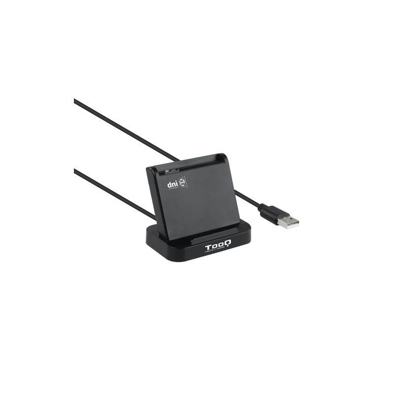 10585-TooQ Lector de Tarjetas Inteligentes DNIe VISION USB 2.0, Negro 10585-TooQ Lector de Tarjetas Inteligentes DNIe VISION USB 2.0, Negro
