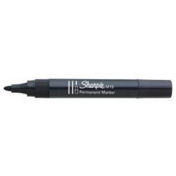 1060-MARCADOR PERMANENTE M15 PUNTA REDONDA NEGRO SHARPIE S0192584