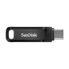 10658-SanDisk Ultra Dual Drive unidad flash USB 128 GB USB Type-A / USB Type-C 3.2 Gen 1 (3.1 Gen 1) Negro, Plata