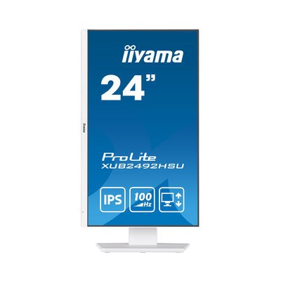 iiyama XUB2492HSU W6 pantalla para PC 605 cm 238 1920 x 1080 Pixeles Full HD LED Blanco