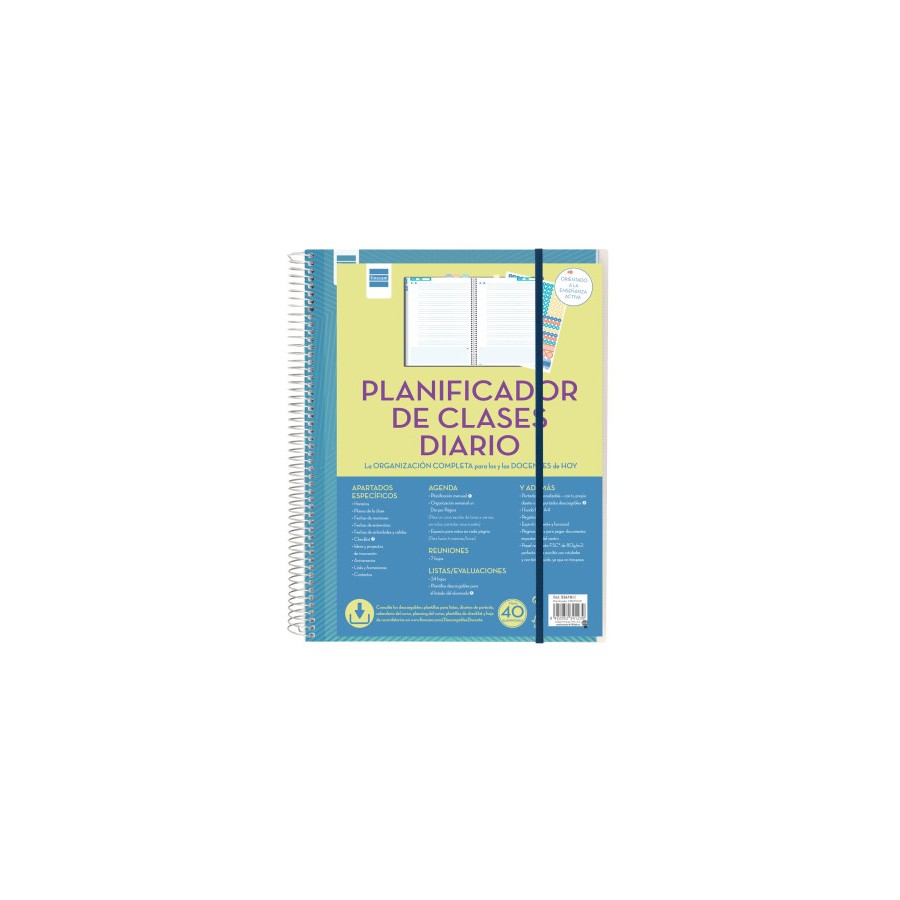 10676-PLANIFICADOR DE CLASES DOCENTE 230X310 1 DIA PAGINA FINOCAM 5341000