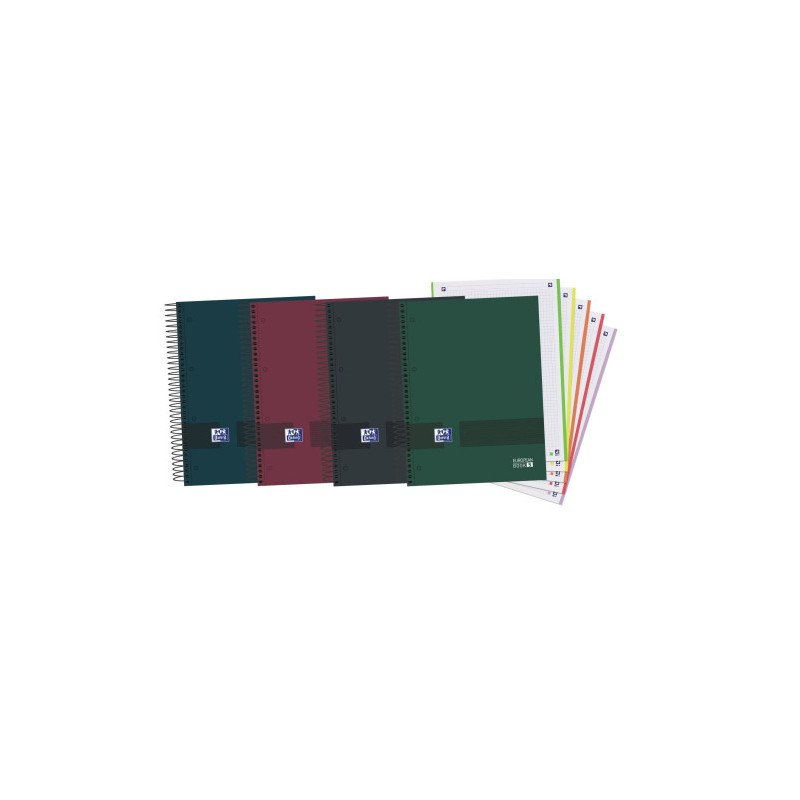 10693-CUADERNO OXFORD & YOU EUROPEANBOOK 5 MULTI A4+ T.EXTRADURA 120H 5X5 COLORES SURTIDO NEUTROS OXFORD 400159032