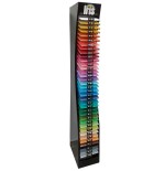 10729-PACK 3600 CARTULINAS A4 COLORES SURTIDOS + REGALO EXPOSITOR METALICO 36 BALDAS GUARRO CANSON PACKEXPOA4