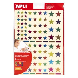 10745-APLI 18396 etiqueta autoadhesiva Estrella Permanente