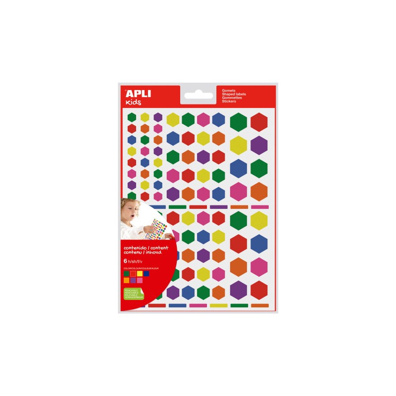 10746-APLI 18768 etiqueta decorativa engomada Azul, Fucsia, Verde, Naranja, Purpura, Rojo, Amarillo 10746-APLI 18768 etiqueta decorativa engomada Azul, Fucsia, Verde, Naranja, Purpura, Rojo, Amarillo