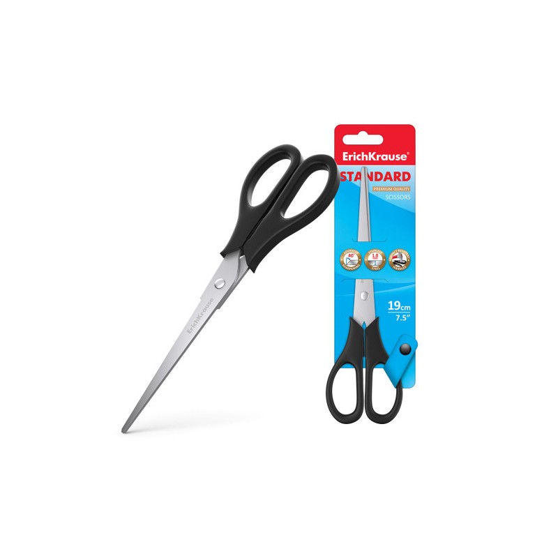 10762-BLISTER TIJERAS STANDARD 19 CM ERICH KRAUSE 21881 10762-BLISTER TIJERAS STANDARD 19 CM ERICH KRAUSE 21881