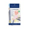 10815-ESTUCHE METALICO CON 12 LAPICES DE COLORES PASTEL ACUARELABLES GOLDFABER. FABER CASTELL 114622