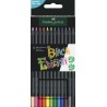 10817-ESTUCHE 12 LAPICES DE COLORES BLACK EDITION. FABER CASTELL 116412