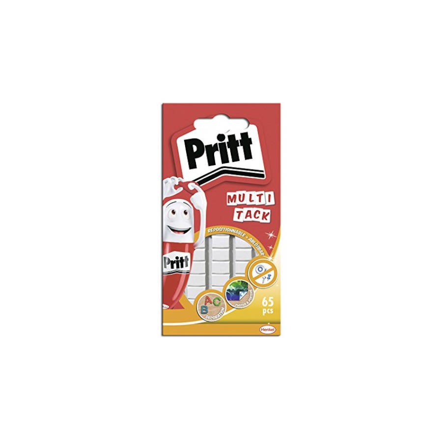 1082-MASILLA ADHESIVA MULTI-TACK 65 PASTILLAS PRITT 1444966 1082-MASILLA ADHESIVA MULTI-TACK 65 PASTILLAS PRITT 1444966