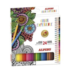 10827-Alpino AL000247 lapiz de color Negro, Azul, Bronce, Marron, Verde, Gris, Azul claro, Verde claro, Rosa claro, Nara