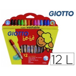 10833-ESTUCHE 12 LAPICES + SACAPUNTAS GIOTTO F46970000