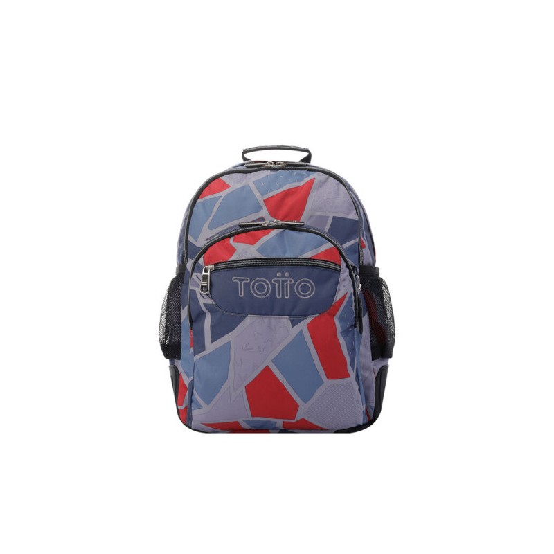 10845-Totto Crayoles mochila Mochila escolar Gris, Rojo Poliester 10845-Totto Crayoles mochila Mochila escolar Gris, Rojo Poliester