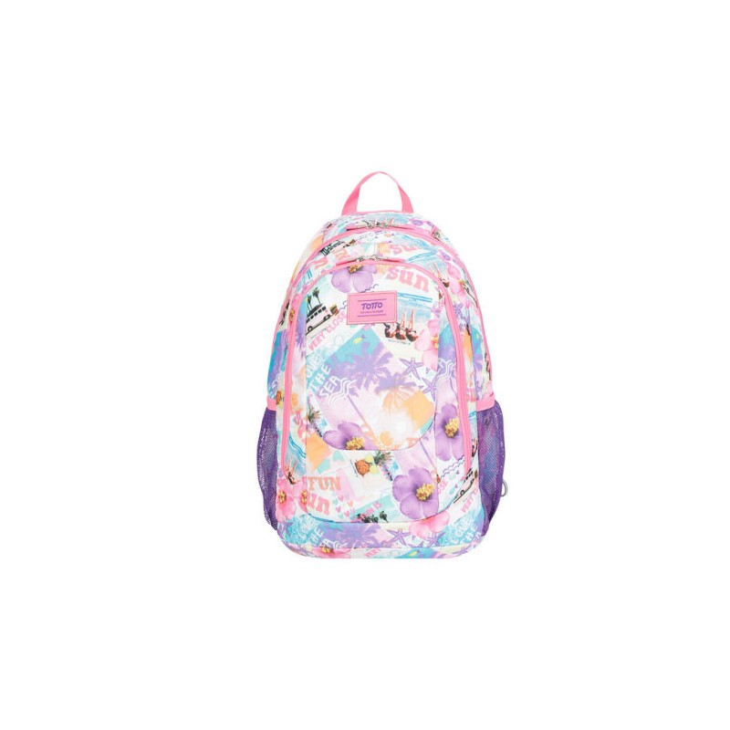 10851-Totto Goctal mochila Mochila escolar Rosa Poliester 10851-Totto Goctal mochila Mochila escolar Rosa Poliester