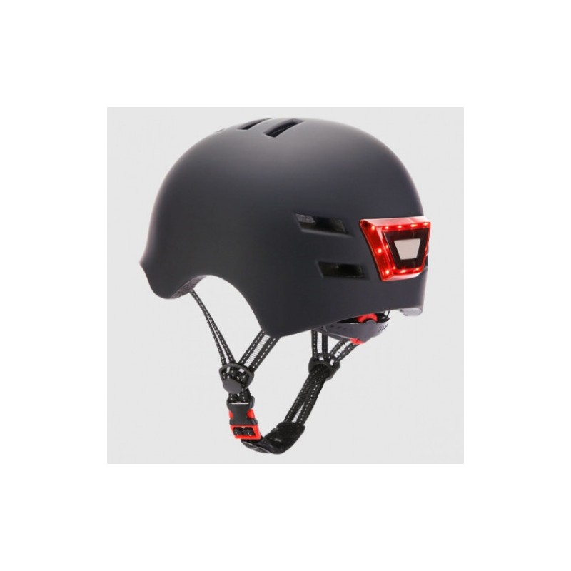 10872-YOUIN CASCO CON LED FRONTAL Y TRASERO NEGRO (TALLA L) 10872-YOUIN CASCO CON LED FRONTAL Y TRASERO NEGRO (TALLA L)