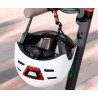10875-YOUIN CASCO CON LED FRONTAL Y TRASERO BLANCO   (TALLA M)