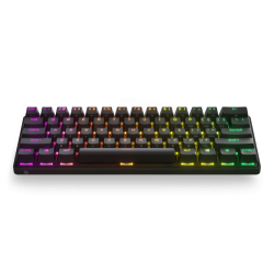 10913-Steelseries Apex Pro Mini Wireless teclado USB + RF Wireless + Bluetooth QWERTY Ingles de EE. UU. Negro