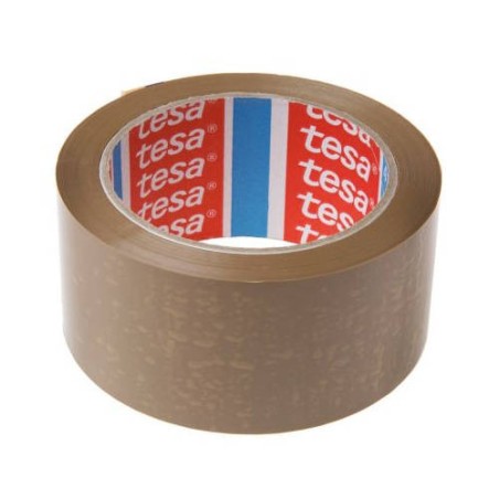 1098-CINTA DE EMBALAJE EN PVC FUERTE 50MM.X66M. MARRON TESA 04120-00042-00